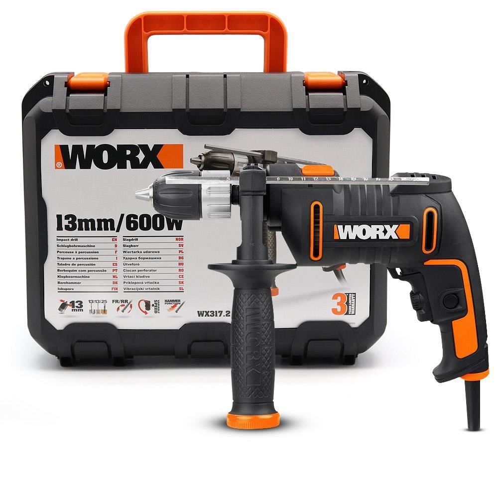 WorxWORX WX317.2 600Watt 13mm Profesyonel Darbeli MatkapWX317.2