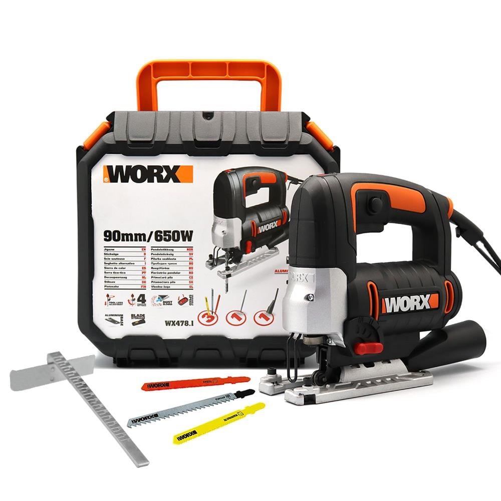 WorxWORX WX478.1 650Watt Profesyonel Devir Ayarlı Dekupaj TestereWX478.1