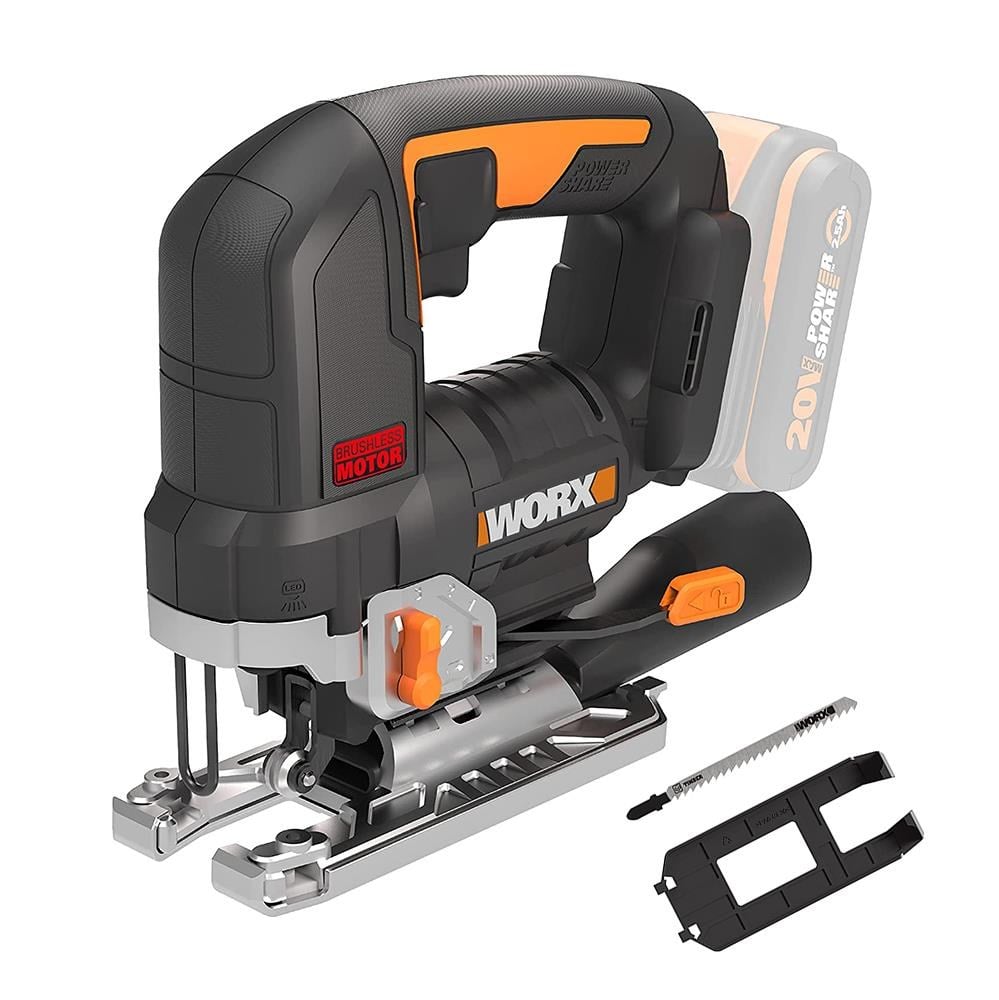 WorxWORX WX542.9 20Volt Profesyonel Kömürsüz Dekupaj Testere (Akü Dahil Değildir)WX542.9