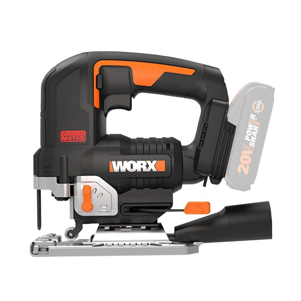 WorxWORX WX542.9 20Volt Profesyonel Kömürsüz Dekupaj Testere (Akü Dahil Değildir)WX542.9