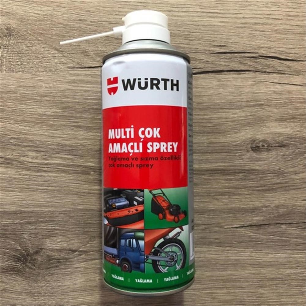 WürthWürth 0893 055 40 400ml Multi Çok Amaçlı Sprey Yağlama Ve Sızma Özellikli4058794354119