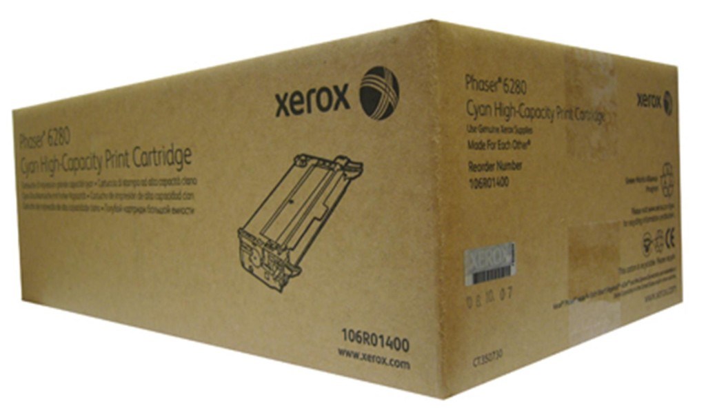 XEROXXerox 106R01400 Phaser 6280 Yüksek Kapasite Cyan Mavi Toner 5.900 Sayfa095205747386