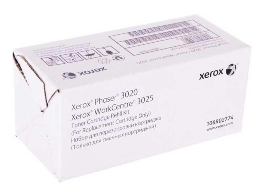 XEROXXerox 106R02774 Phaser 3020-3025 Tnr Refill Kit 1500syf Toner TozuXerox Phaser095205864526
