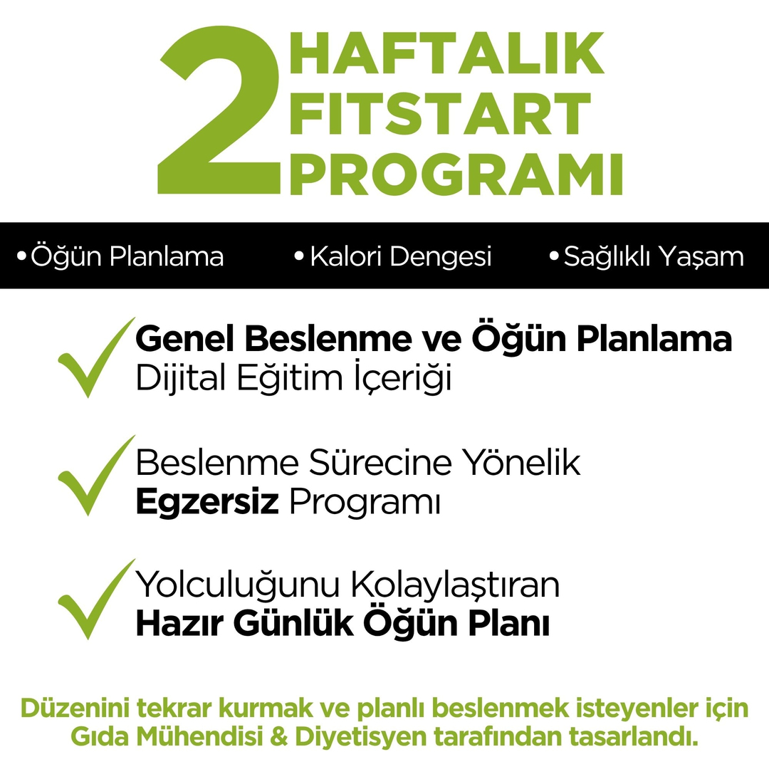2 Haftalık Planlı Öğün Paketi (2 Ana + 1 Ara Öğün İçerir)2 Haftalık Planlı Öğün Paketi | 14 Günlük Hazır Planlı Hafiflik PaketiRenovafood