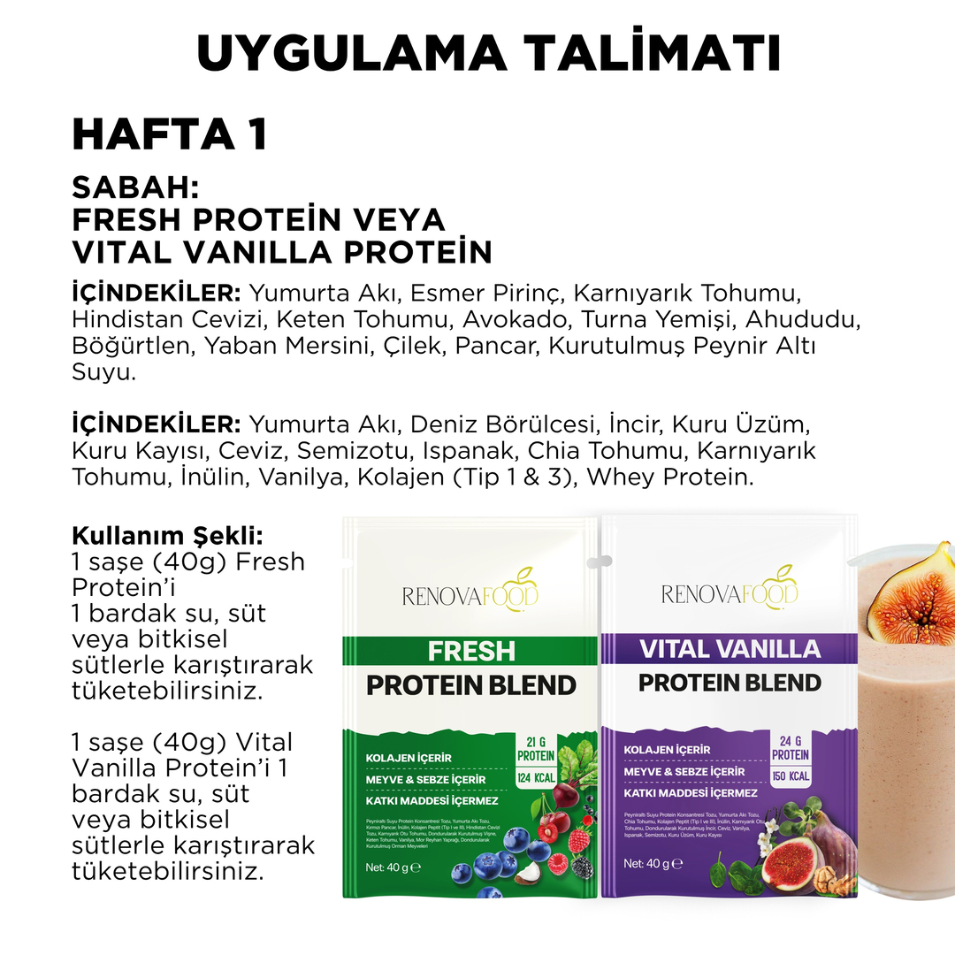 21 Günlük Planlı Hazır Öğün Paketi21 Günlük Planlı Hazır Öğün Paketi | Sağlıklı Beslenme ve Düzenli Yaşam ProgramıRenovafood