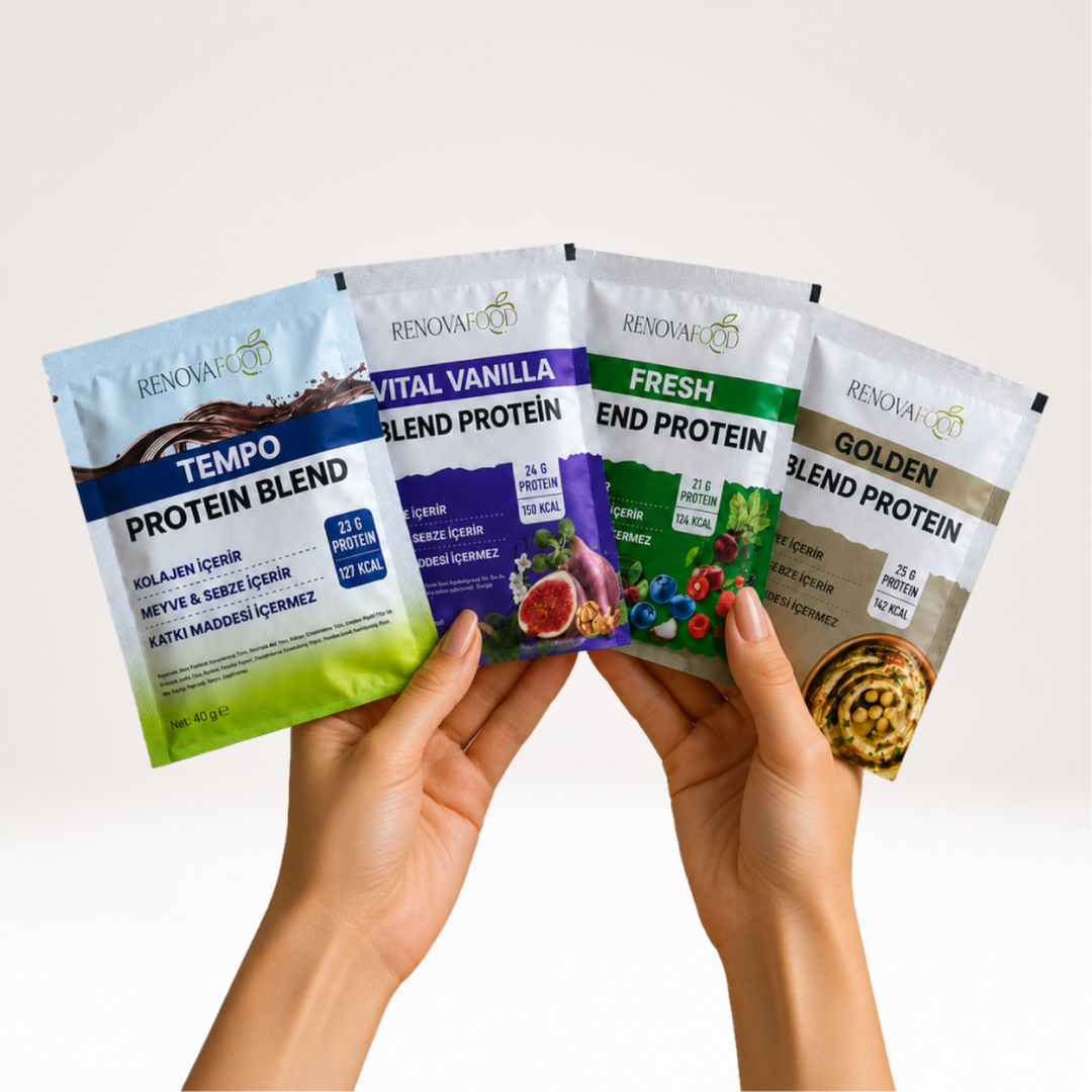 8'li Tam Öğün Deneme Paketi8’li Tam Öğün Deneme Paketi | Yüksek Proteinli Vegan & Glutensiz Hazır Öğün SetiRenovafood