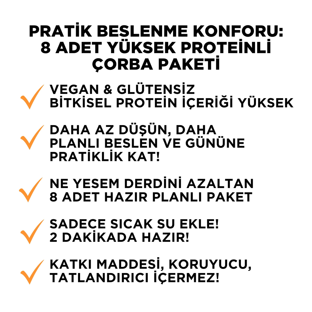 Balkabaklı Protein ÇorbaBalkabaklı Protein Öğünü | Vegan, Glutensiz Yüksek Lifli Pratik Sağlıklı ÖğünRenovafood