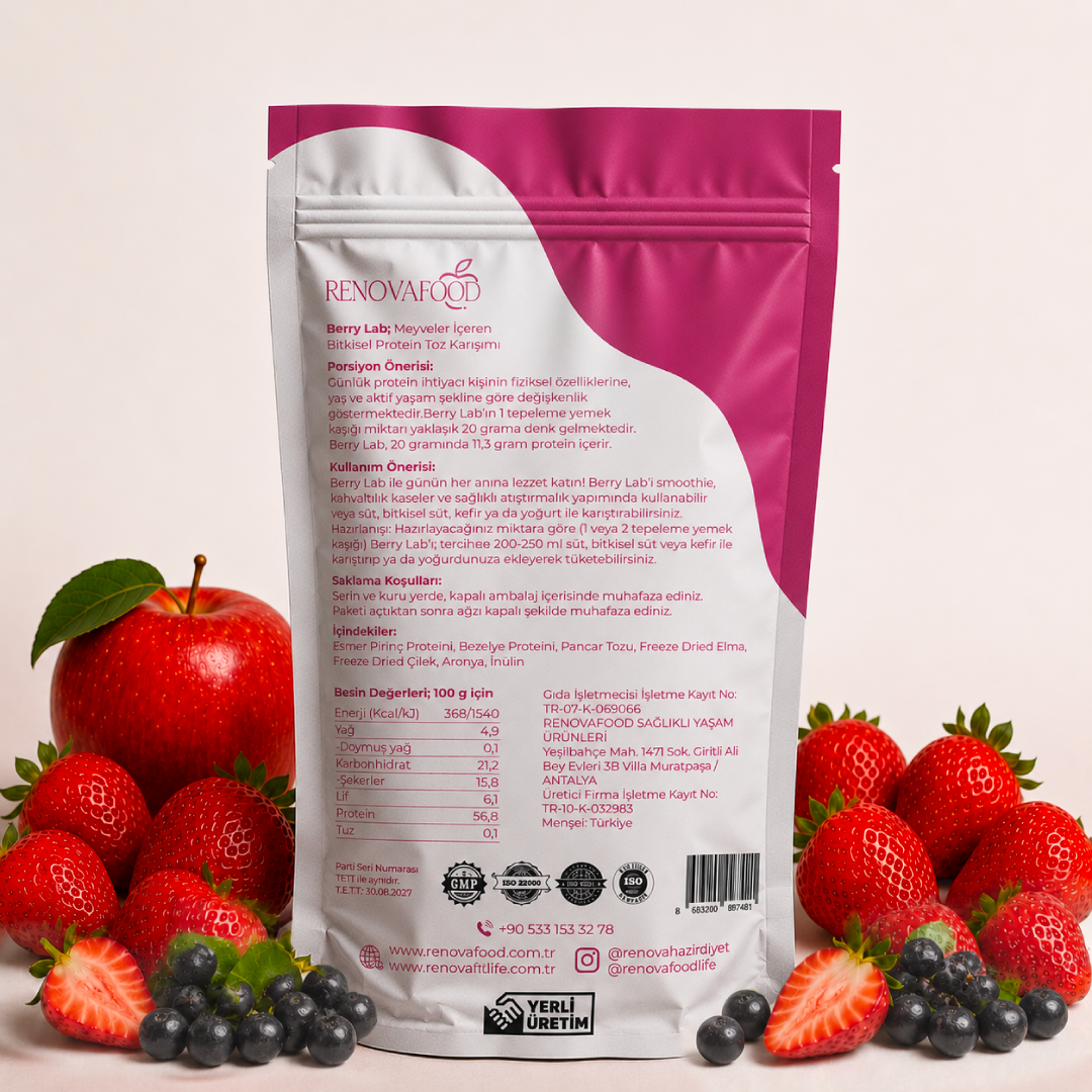 Berry Lab Bitkisel Protein KarışımıRenovafood