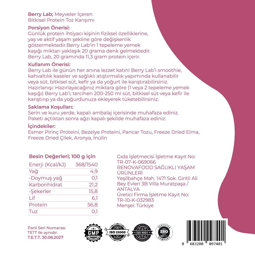 Berry LabRenovafood
