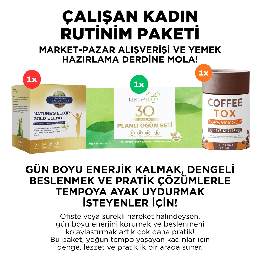 Çalışan Kadın Rutinim.Renovafood