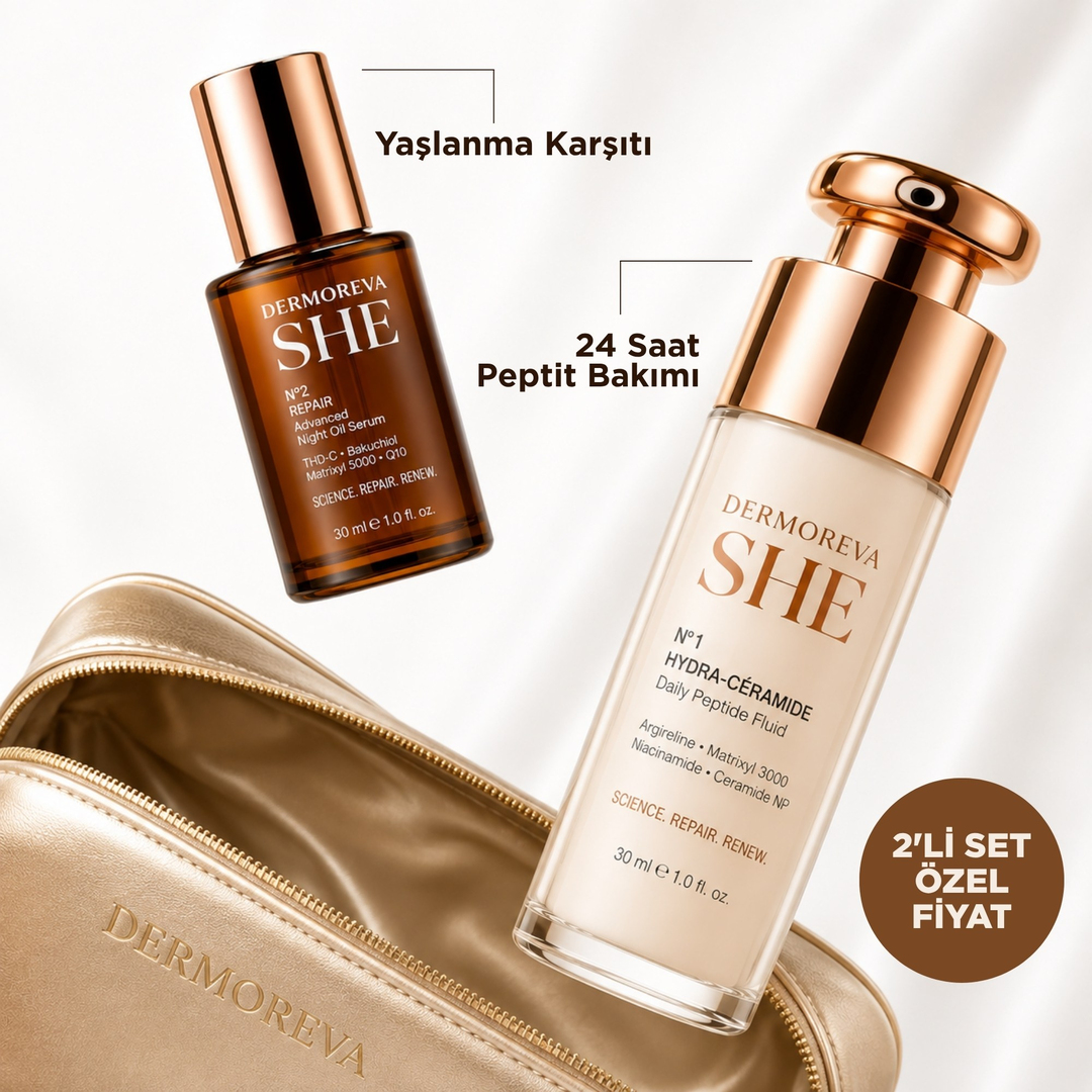 Dermoreva She Premium Peptit Gündüz & Gece Serum SetiRenovafood