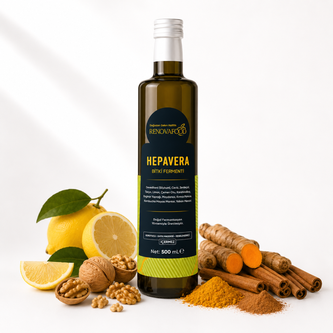 HepaveraHepavera Bitki Fermenti | Doğal Fermantasyonlu Karaciğer ve Günlük Denge ÜrünüRenovafood