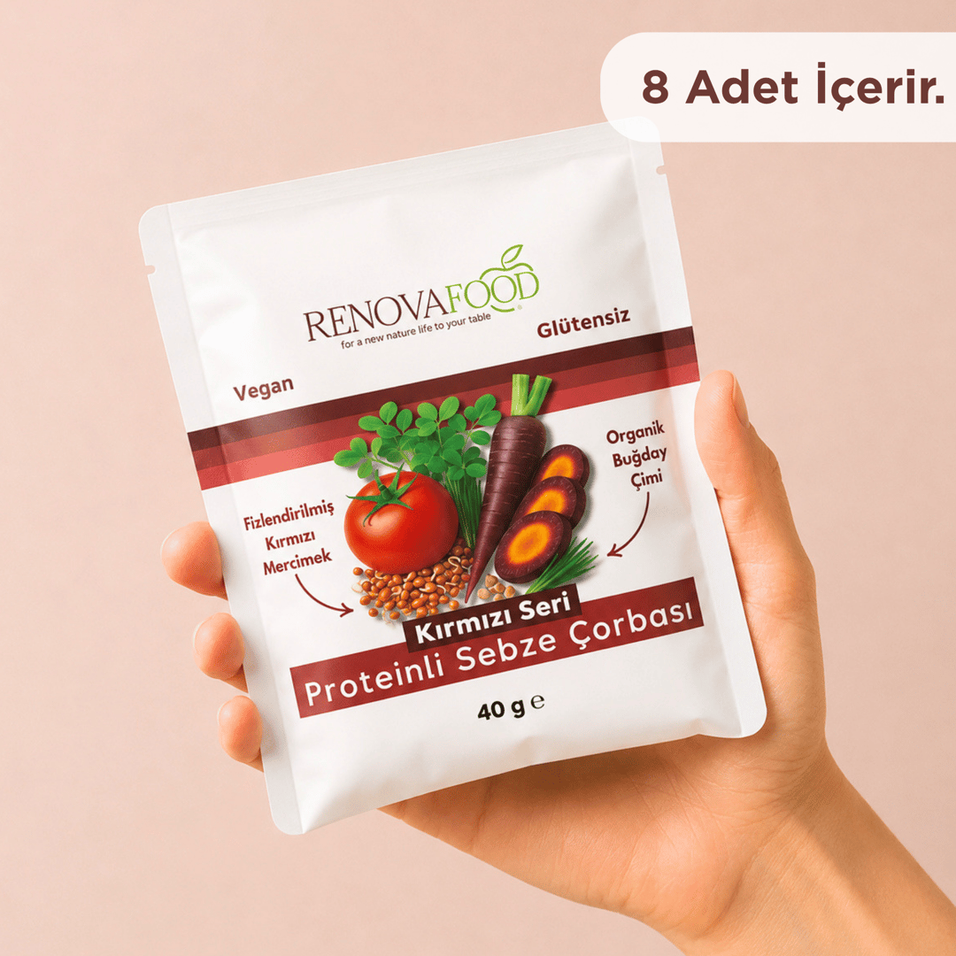 Mor Havuçlu Protein ÇorbaMor Havuçlu Protein Öğünü | Vegan, Glutensiz Yüksek Proteinli Pratik ÖğünRenovafood