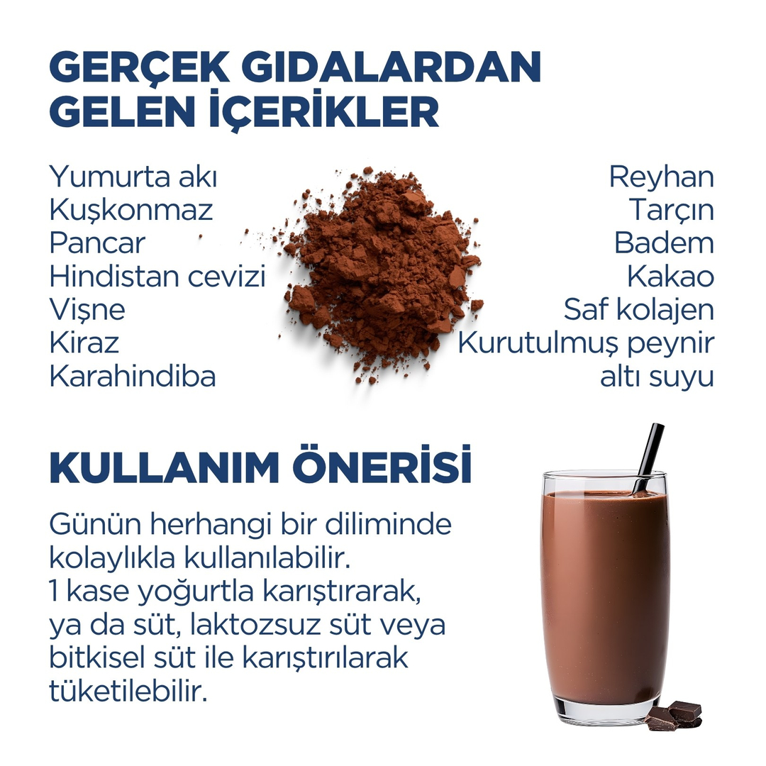 Tempo ProteinSüper Protein Öğünü | Yüksek Proteinli, Lifli ve Kolajen İçeren Tatlı Öğün AlternatifiRenovafood