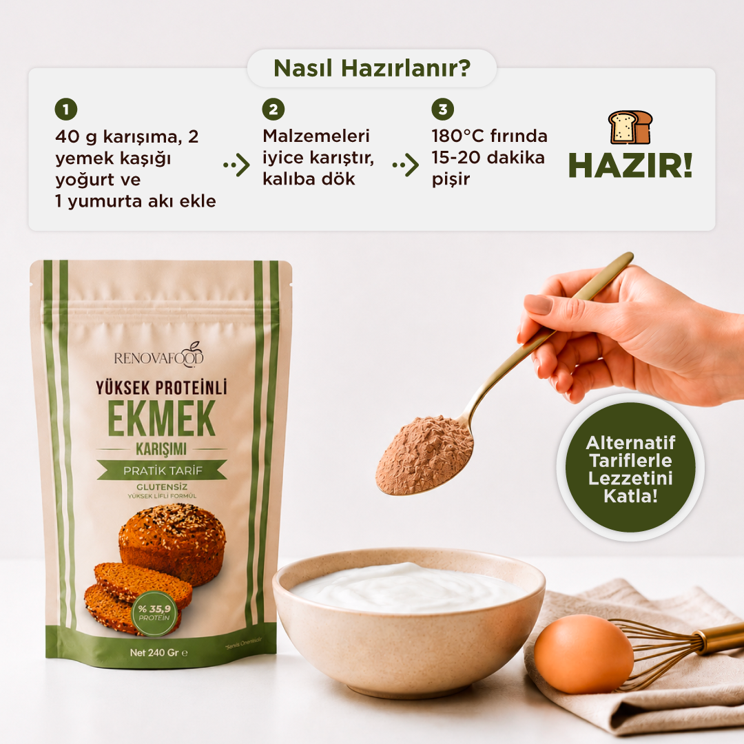 Yüksek Proteinli Ekmek KarışımıRenovafood