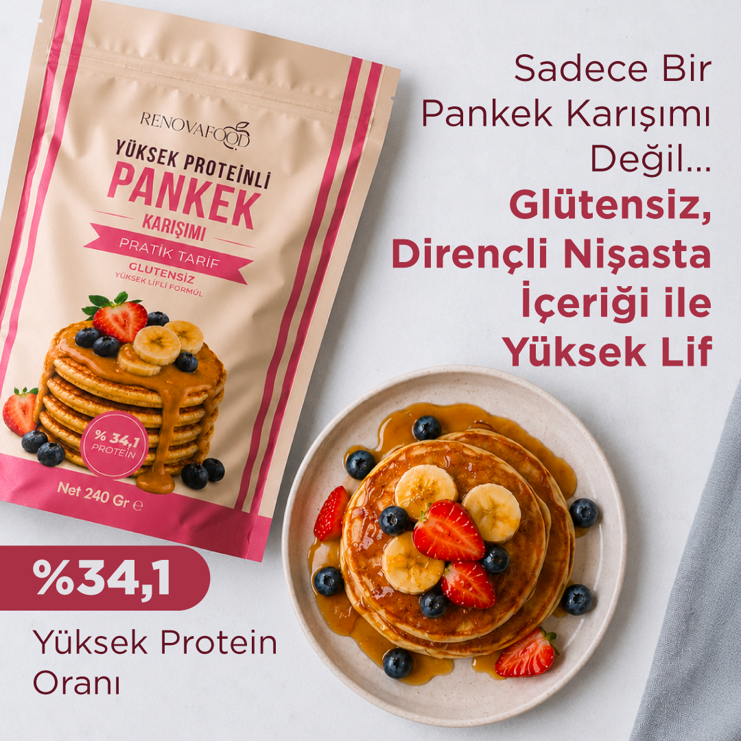 Yüksek Proteinli Pankek KarışımıRenovafood