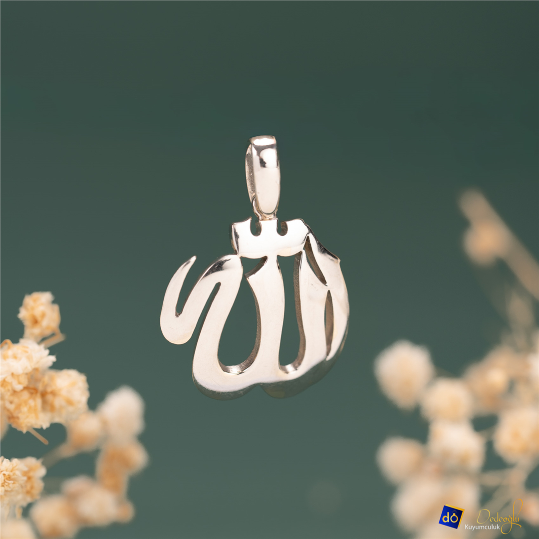 Allah Yazılı Kolye Ucu