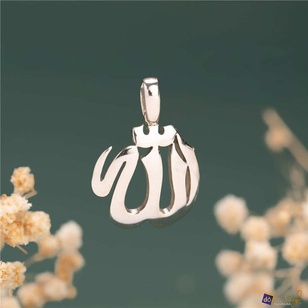 Allah Yazılı Kolye Ucu