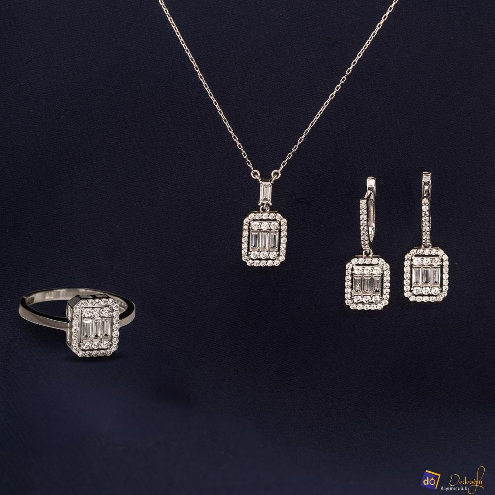 Beyaz Altın Baget Mini Set