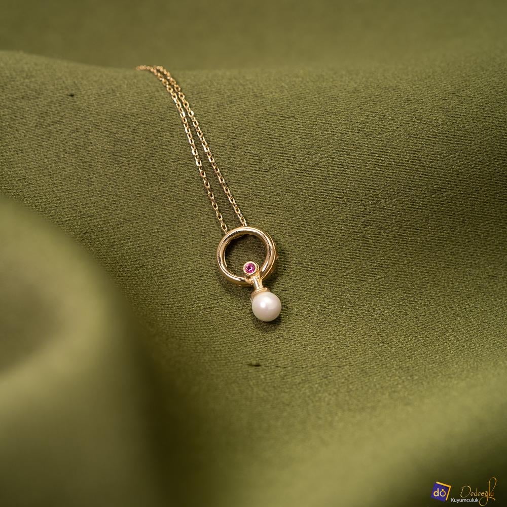 İncili Minimal Kolye