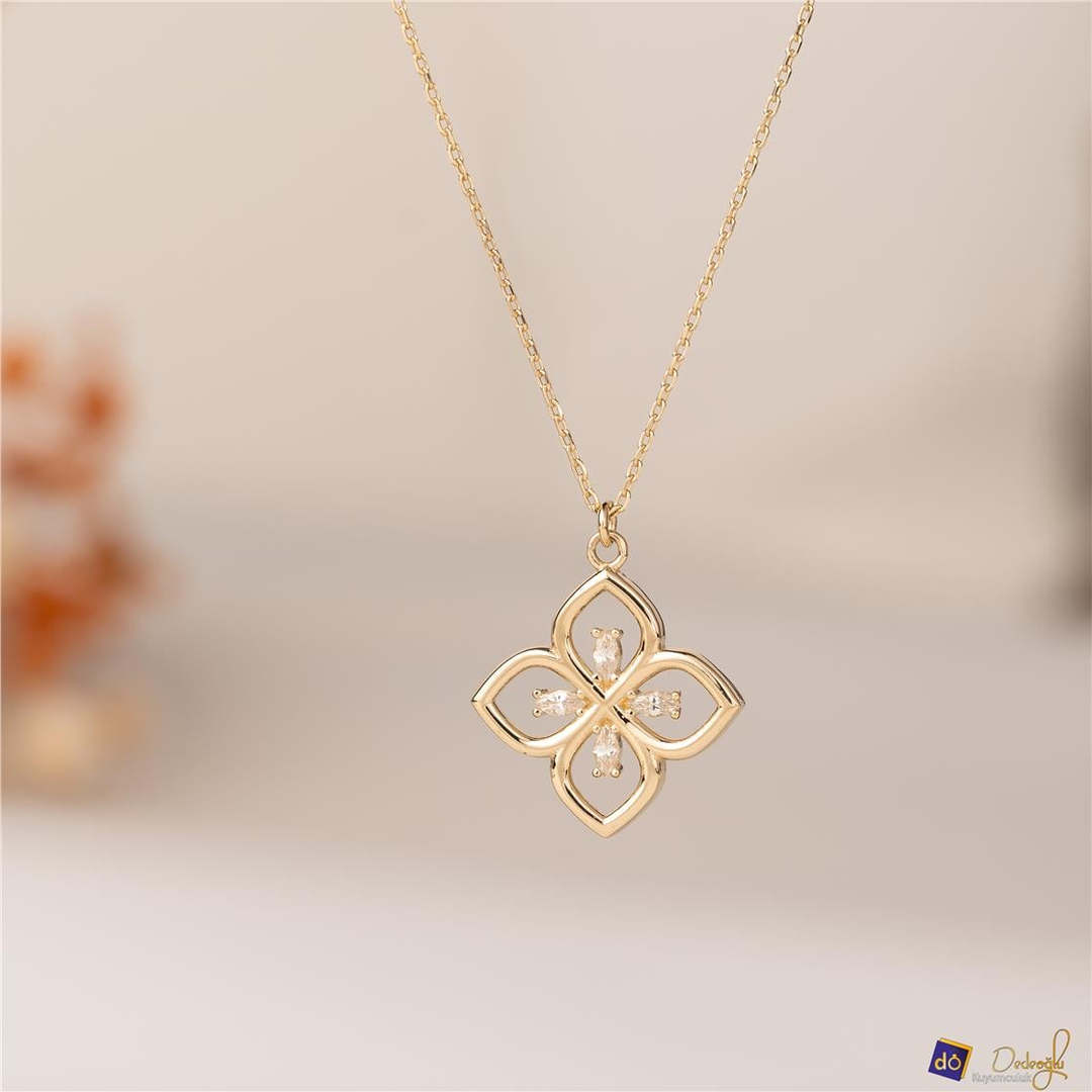 Taşlı Minimal Kolye