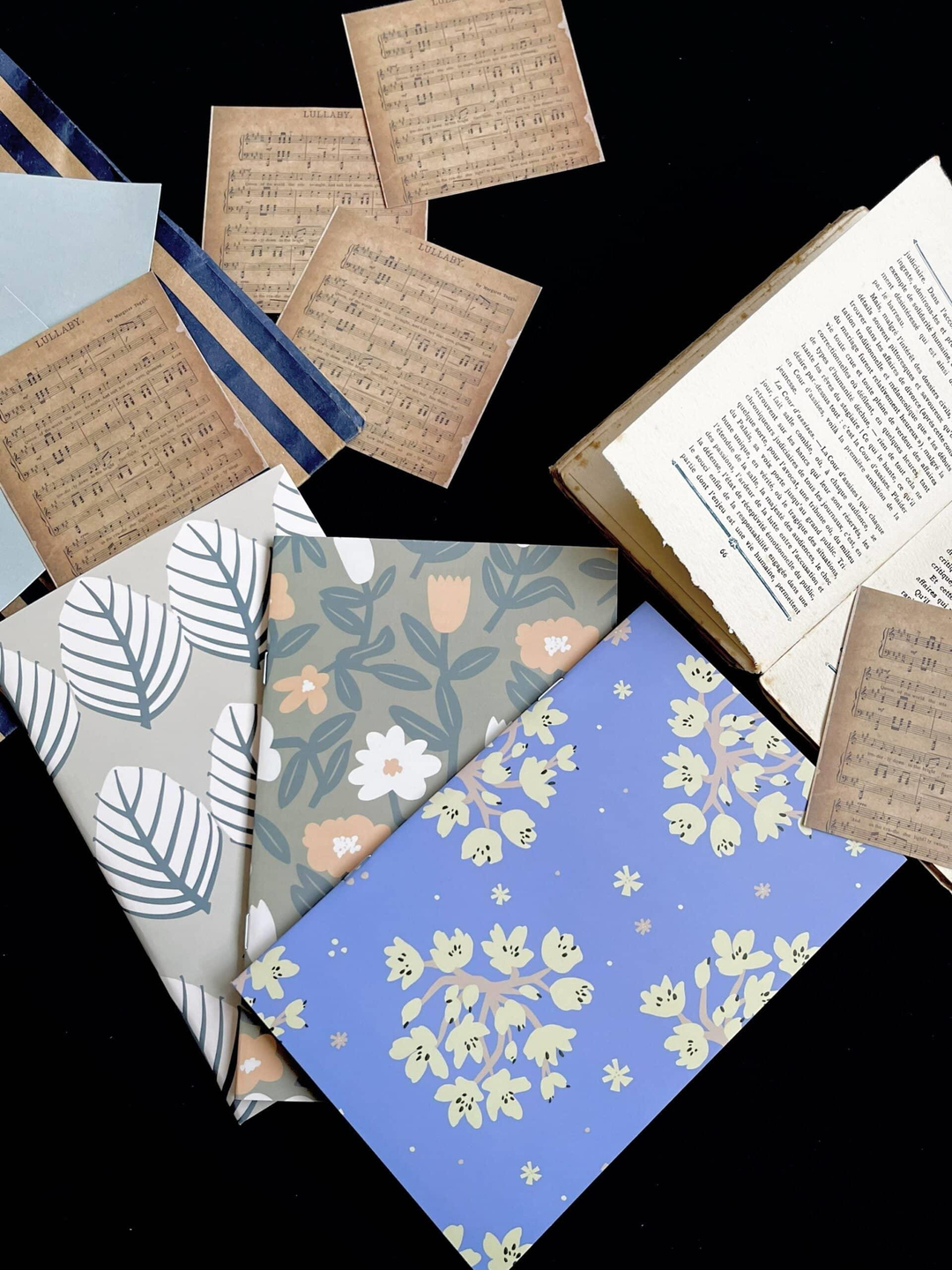 Çiçekler Temalı Defter Seti 3 Adet