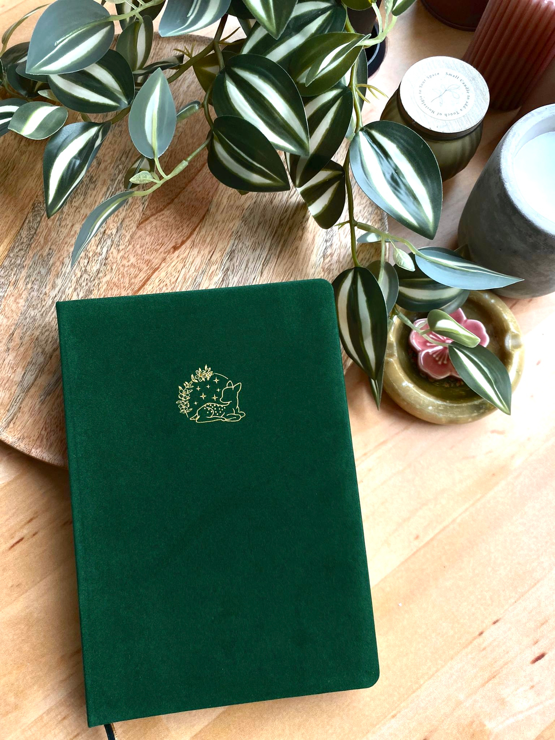 Nova Crafts Ceylanlı Lüks Kadife Ceylanlı Defter 