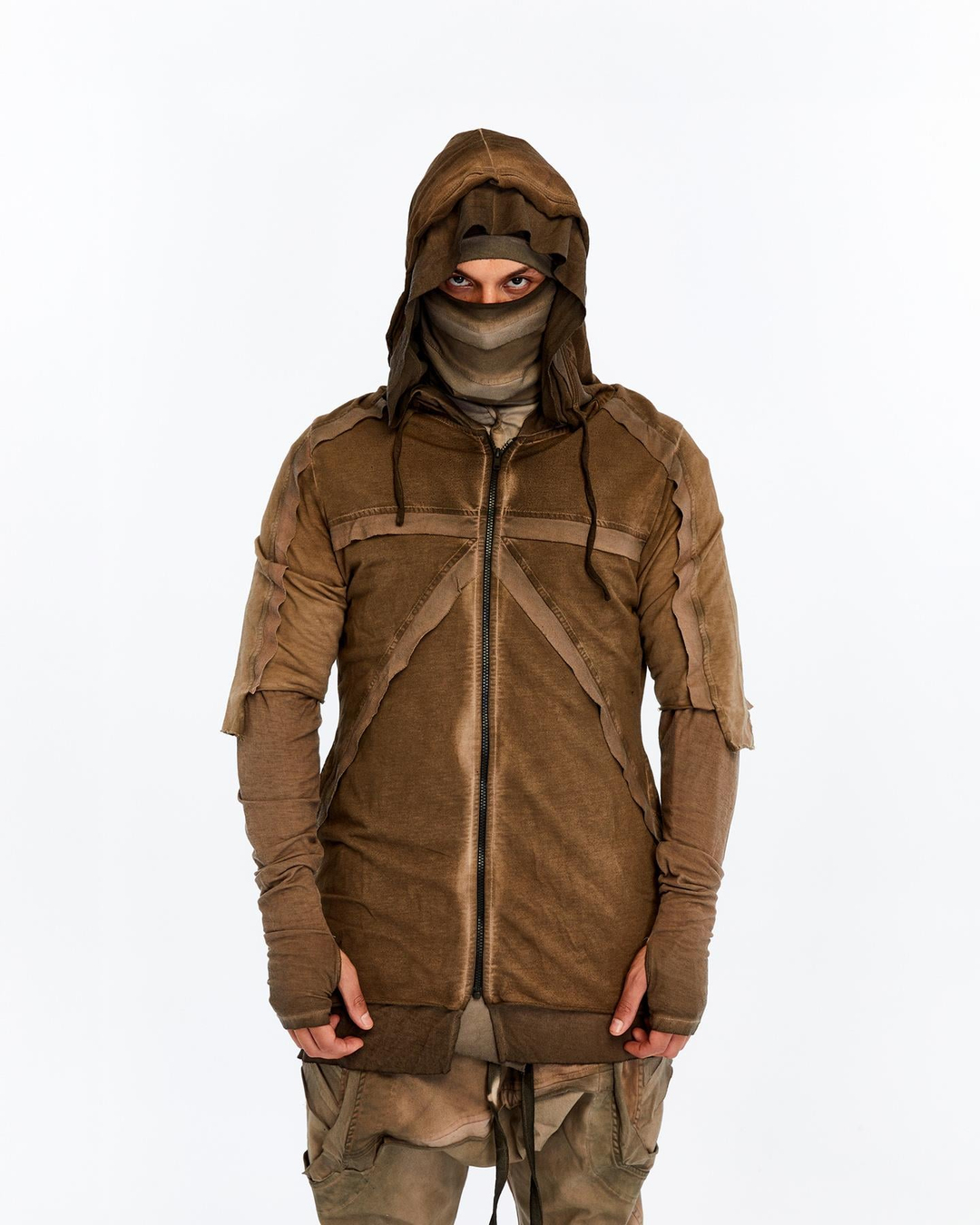 DOUBLE LAYER HOODED