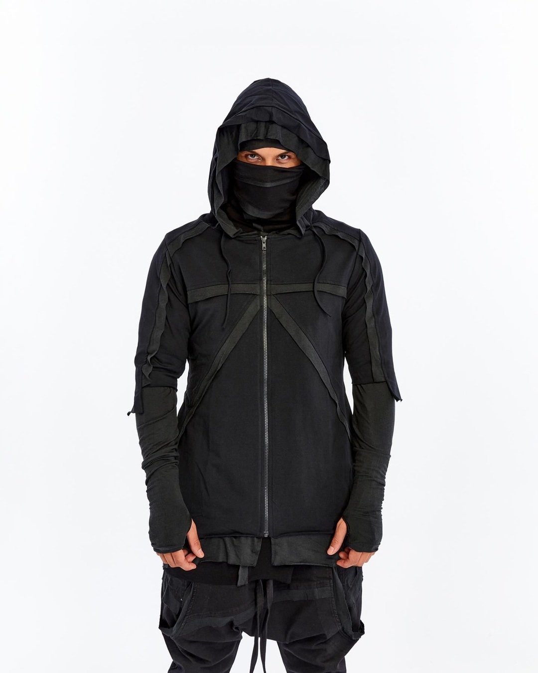 DOUBLE LAYER HOODED