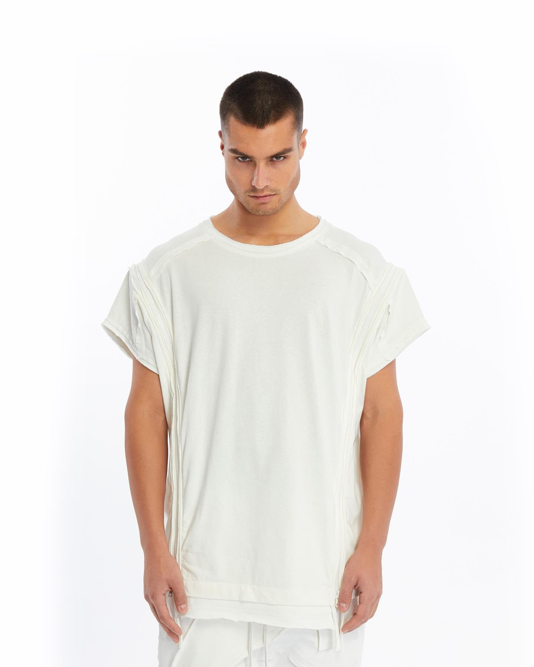 LONG ZIPPER T-SHIRT