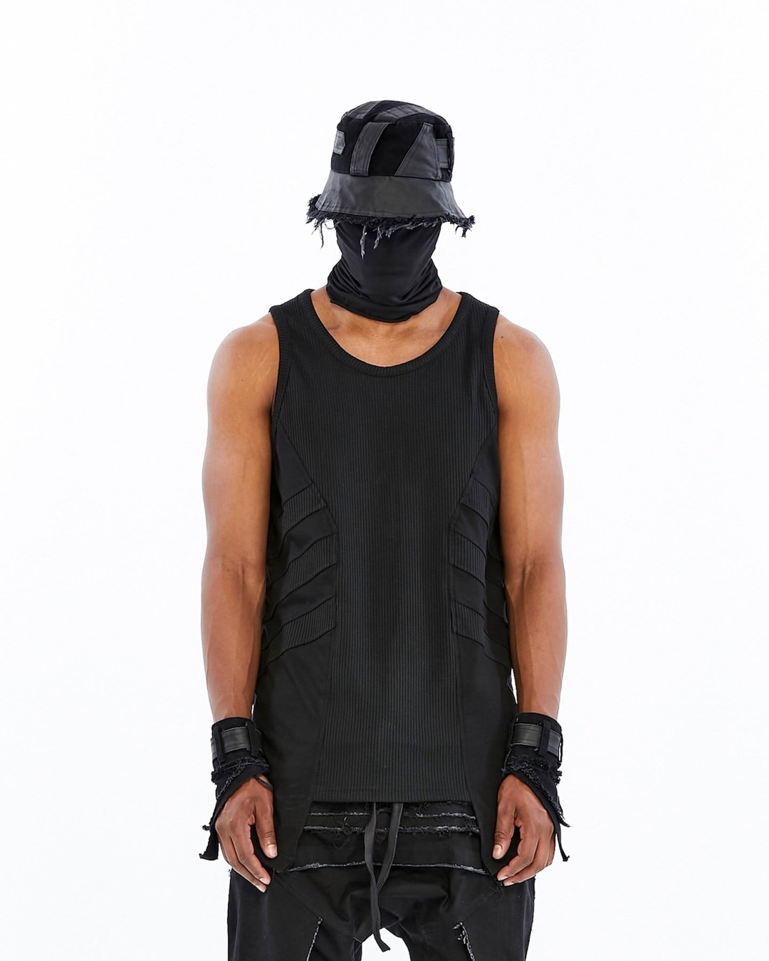 RIBBED PANEL TANK TOP