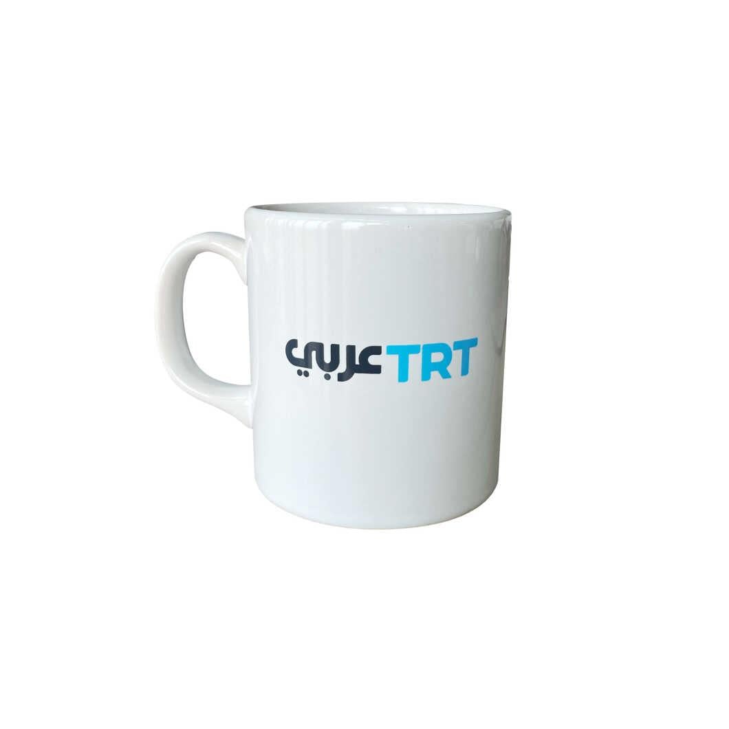 TRT Arabi Logolu Beyaz Kupa