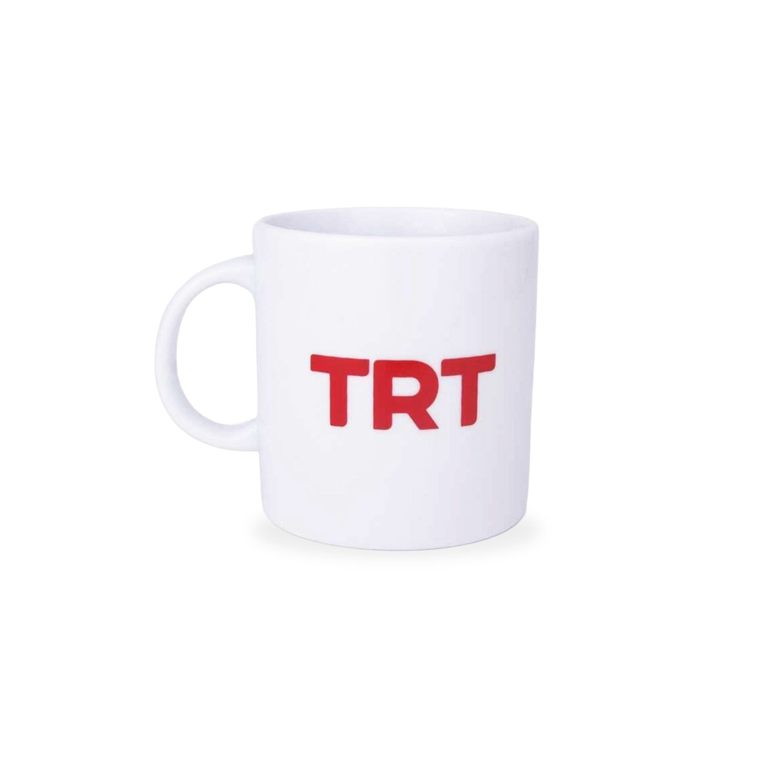 TRT Logolu Beyaz Kupa Bardak