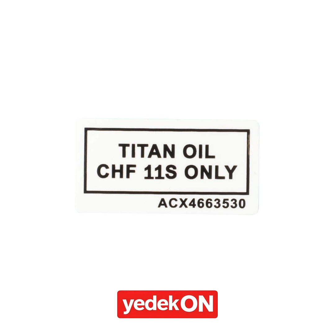 AGCO Etiket - Massey Ferguson / Fendt / Valtra | ACX4663530