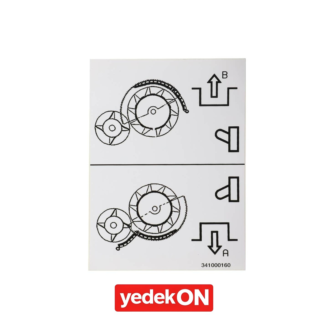 AGCO Dekoratif Etiket - Massey Ferguson | LA341000160