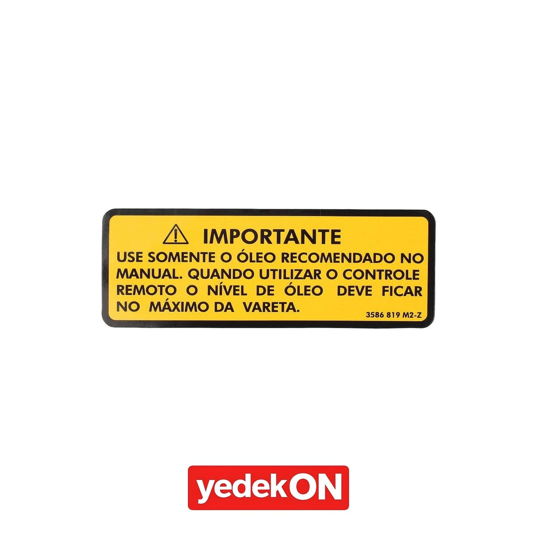 AGCO Dekoratif Etiket - Massey Ferguson | 3586819M2