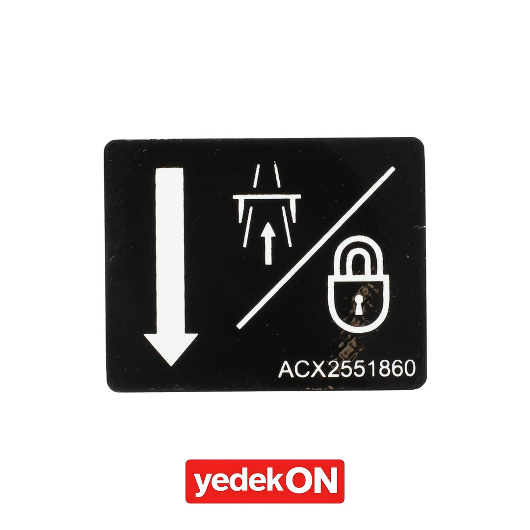 AGCO Bilgilendirme Etiketi - Massey Ferguson / Fendt / Valtra | ACX2551860