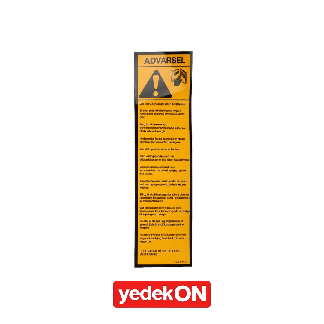 AGCO Dekal - Massey Ferguson | 4275291M1