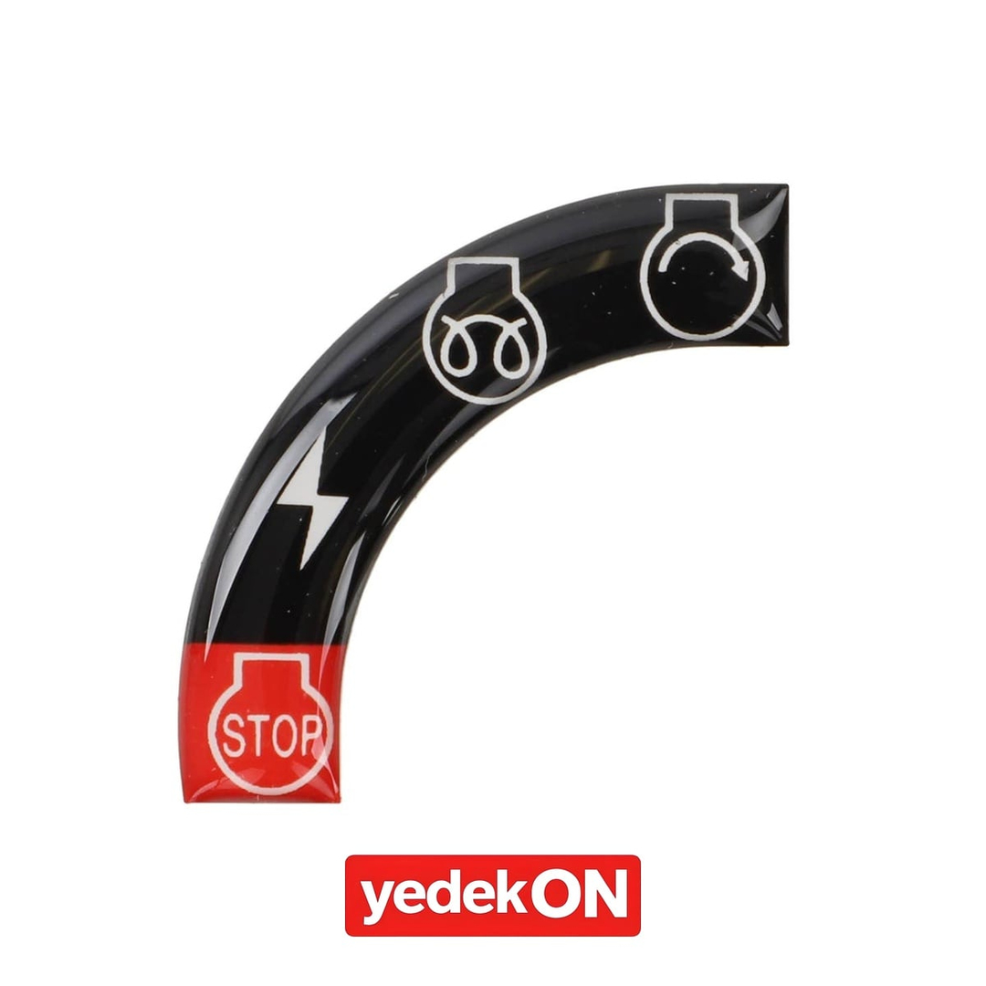 AGCO Ateşleme Anahtarı Etiketi - Massey Ferguson / Fendt / Valtra | ACX231297A