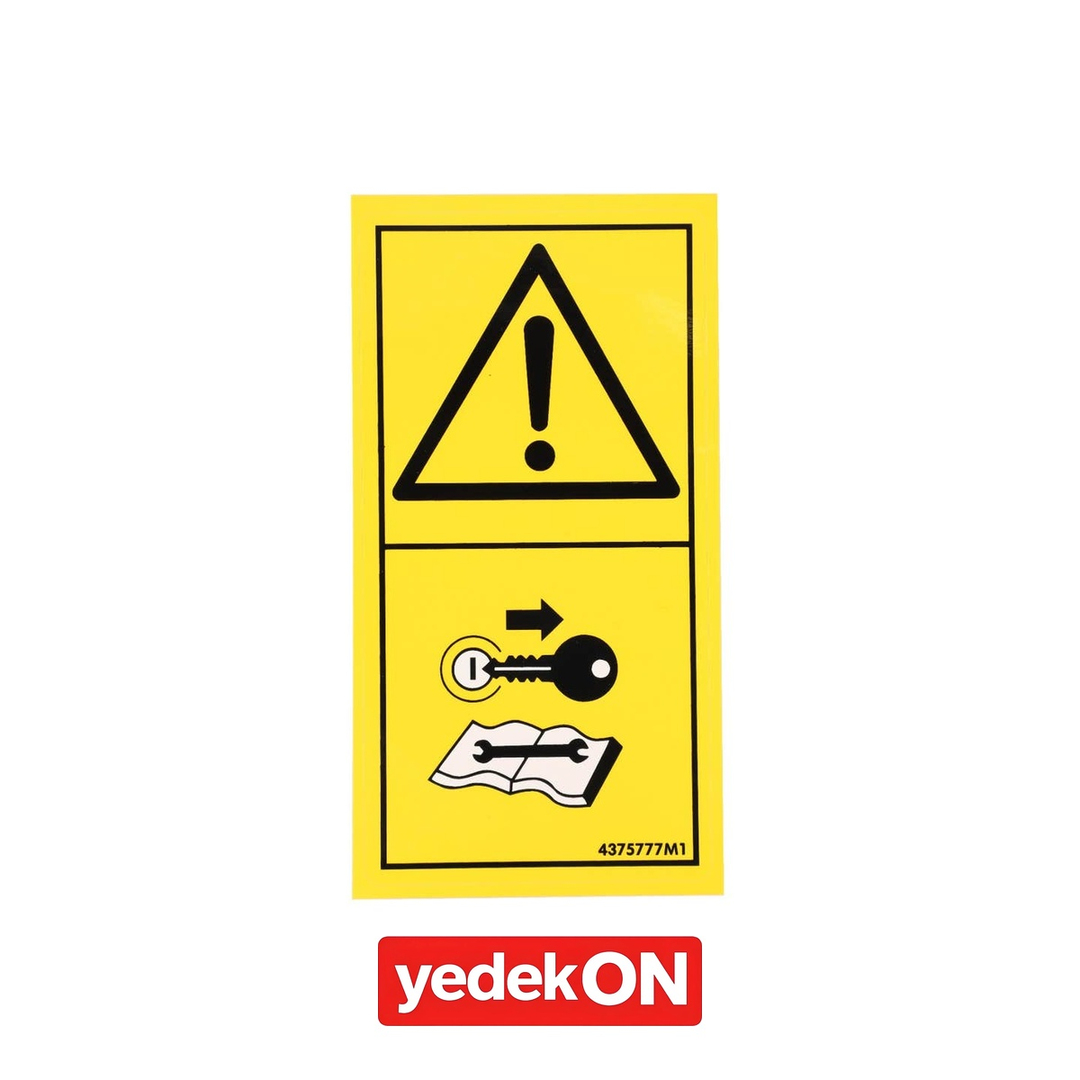 AGCO Güvenlik Etiketi - Massey Ferguson | 4375777M1