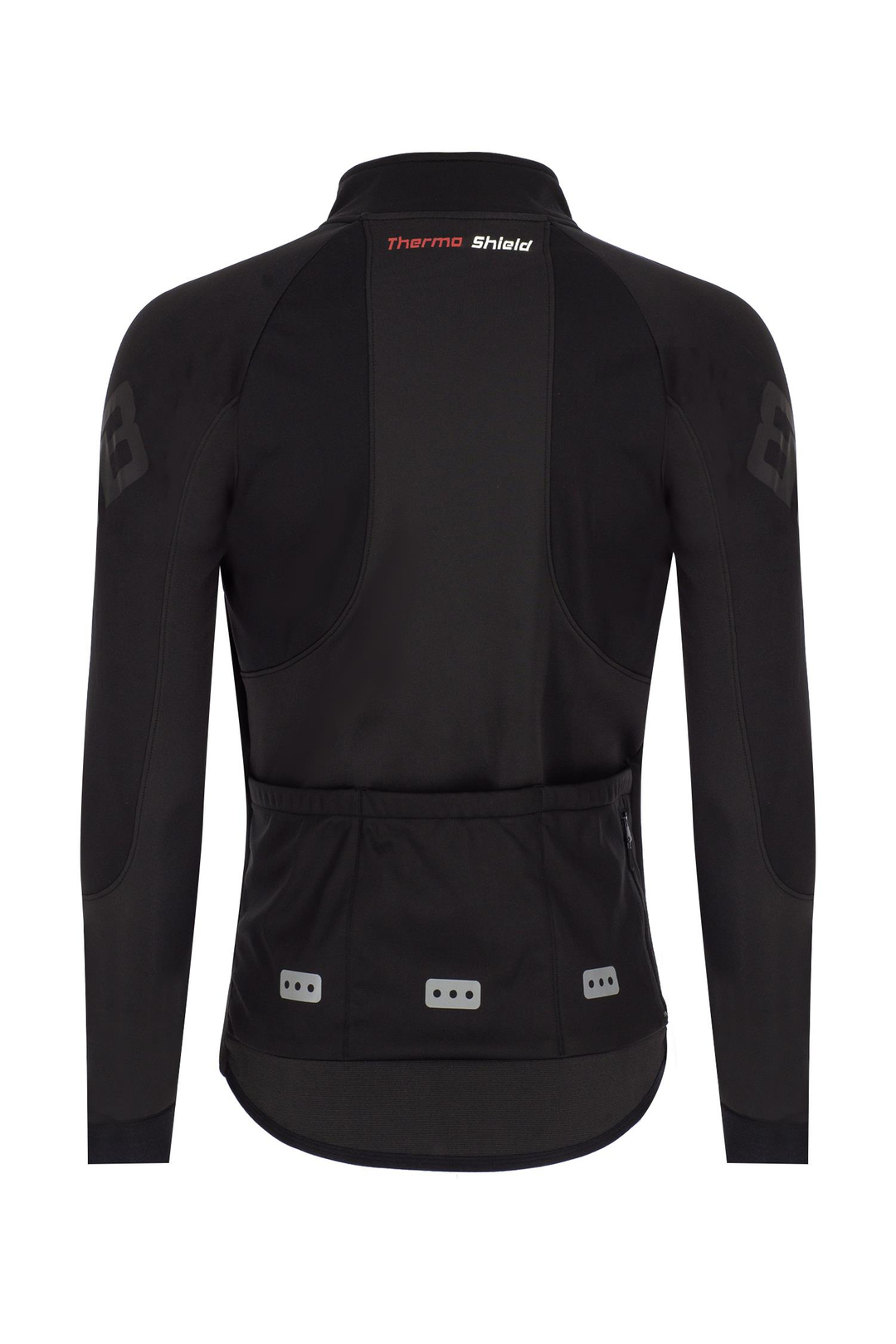 Thermo Shield Slim Fit Kışlık Bisiklet Ceketi Siyah