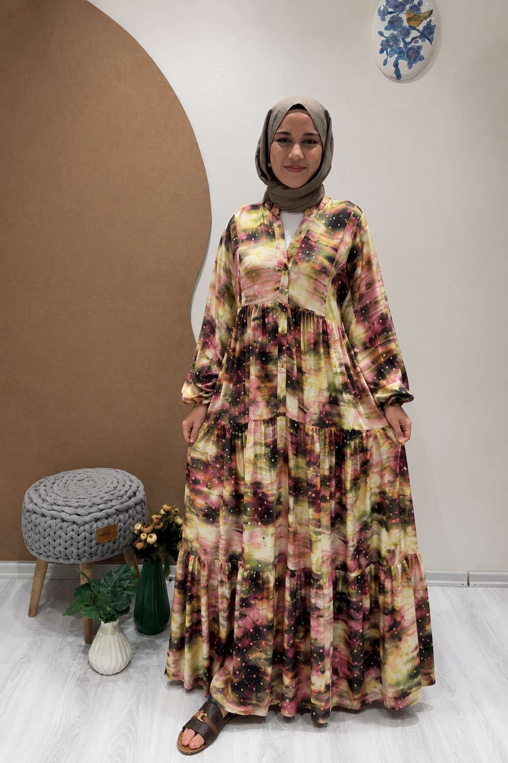 BİRCE ELBİSE Mürdüm