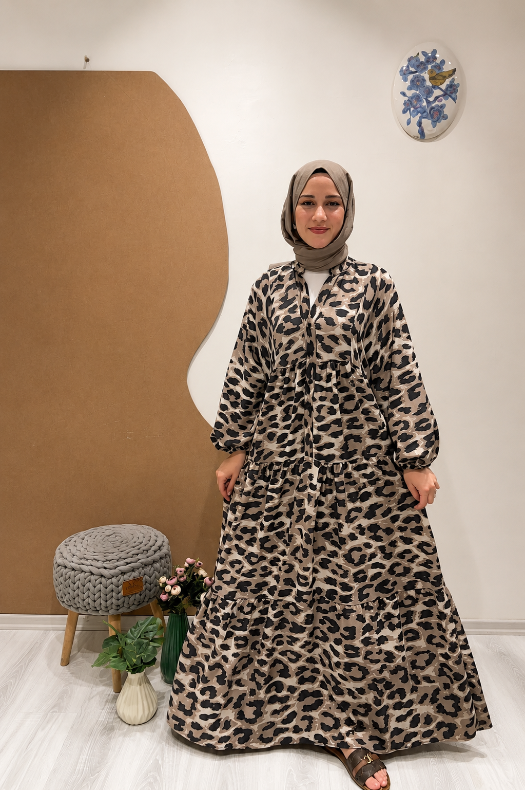 LEOPAR KATLEYA ELBİSE