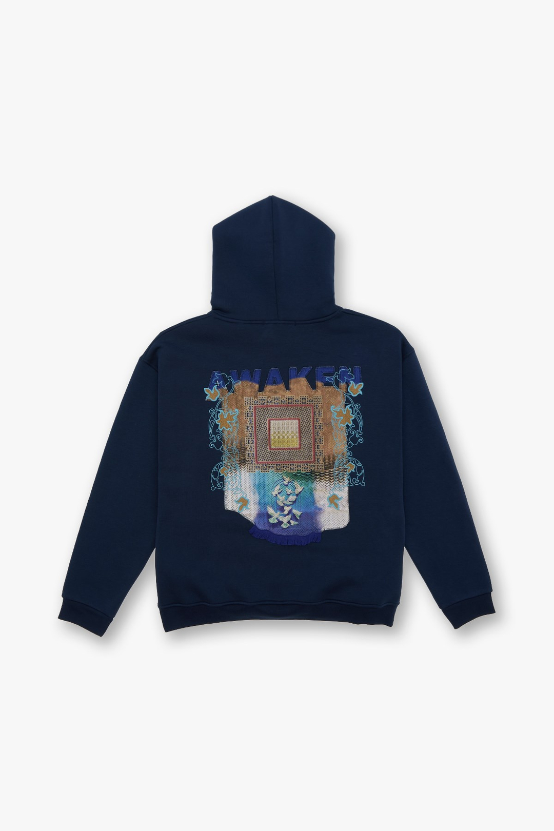 Awaken Oversize Sweatshirt Kadın İndigo