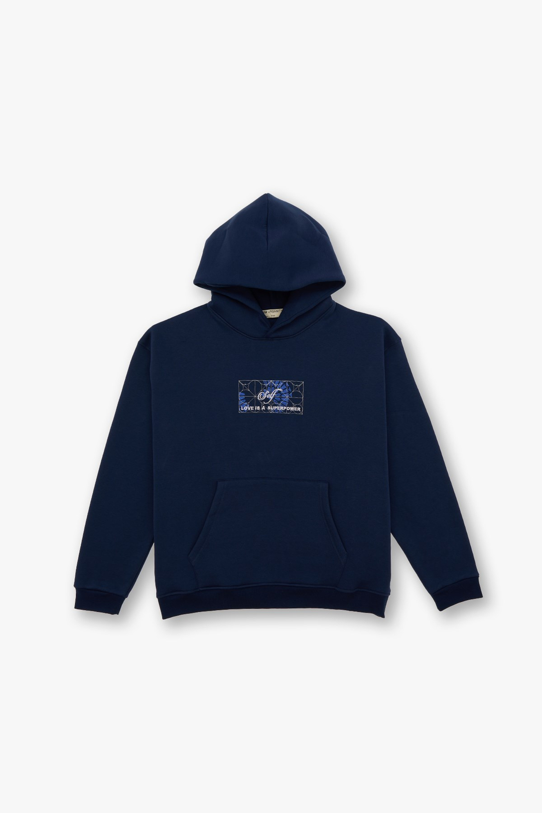 Be Good To Yourself Oversize Sweatshirt Erkek İndigo