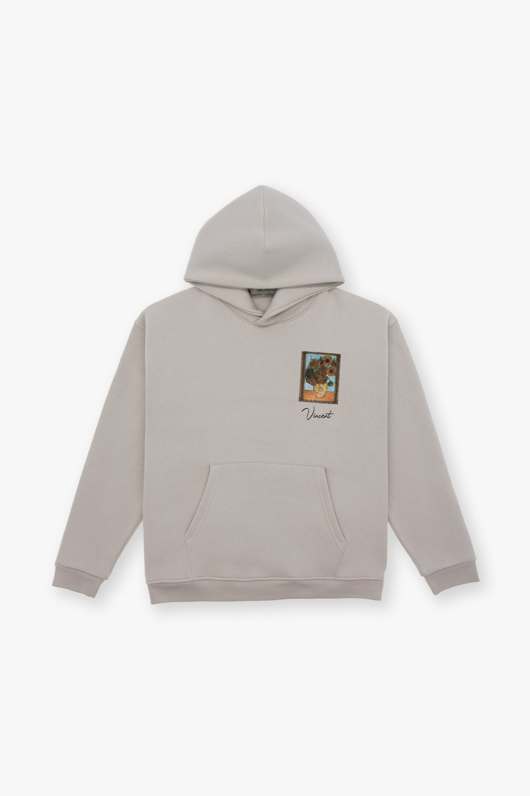 Beyond the Frames Oversize Sweatshirt Kadın Stone