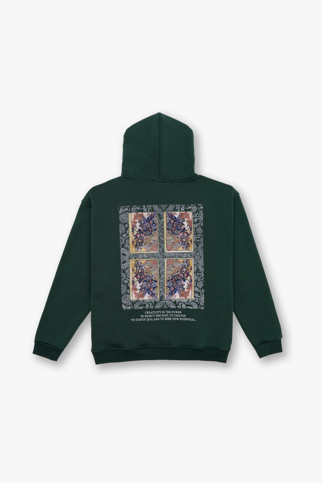 Endless Metamorphosis Oversize Sweatshirt Erkek Yeşil