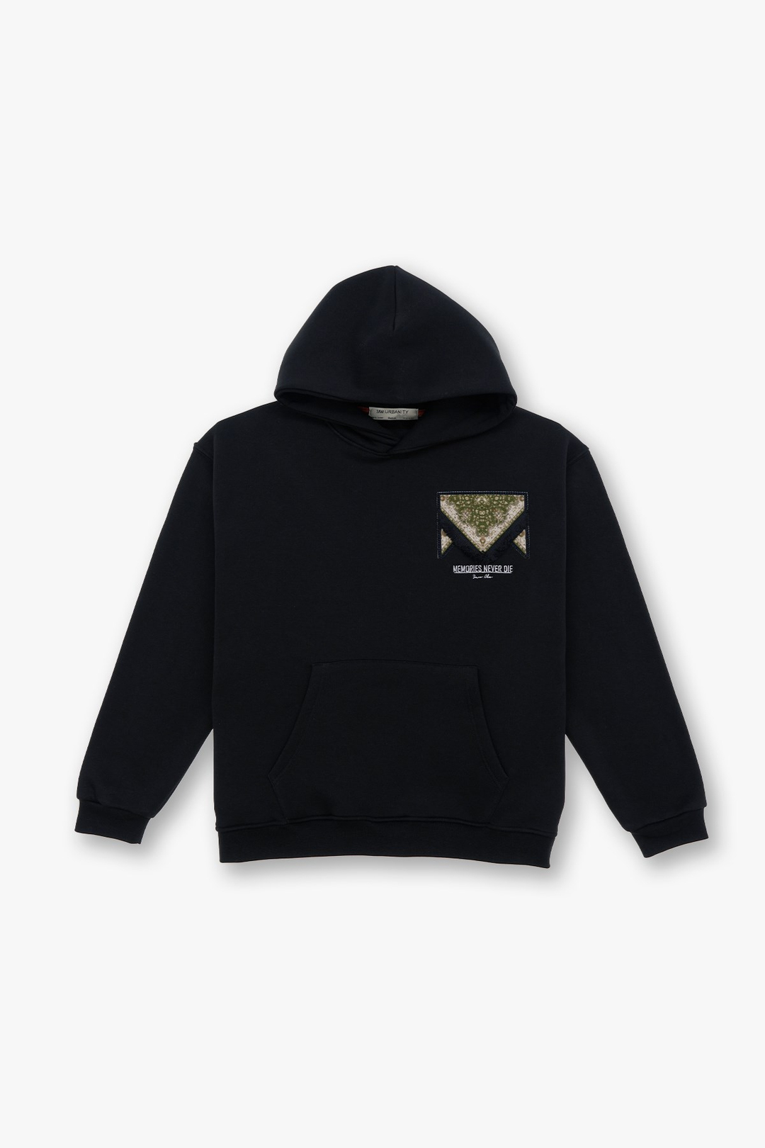Memories Never Die Oversize Sweatshirt Kadın Siyah