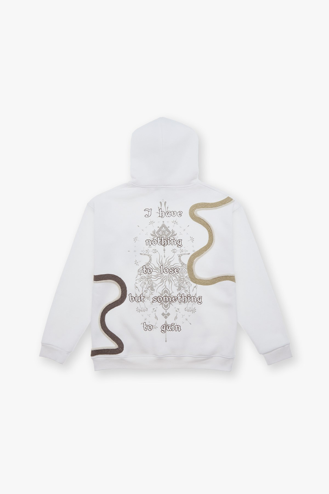 Nothing to Lose Oversize Sweatshirt Erkek Ekru