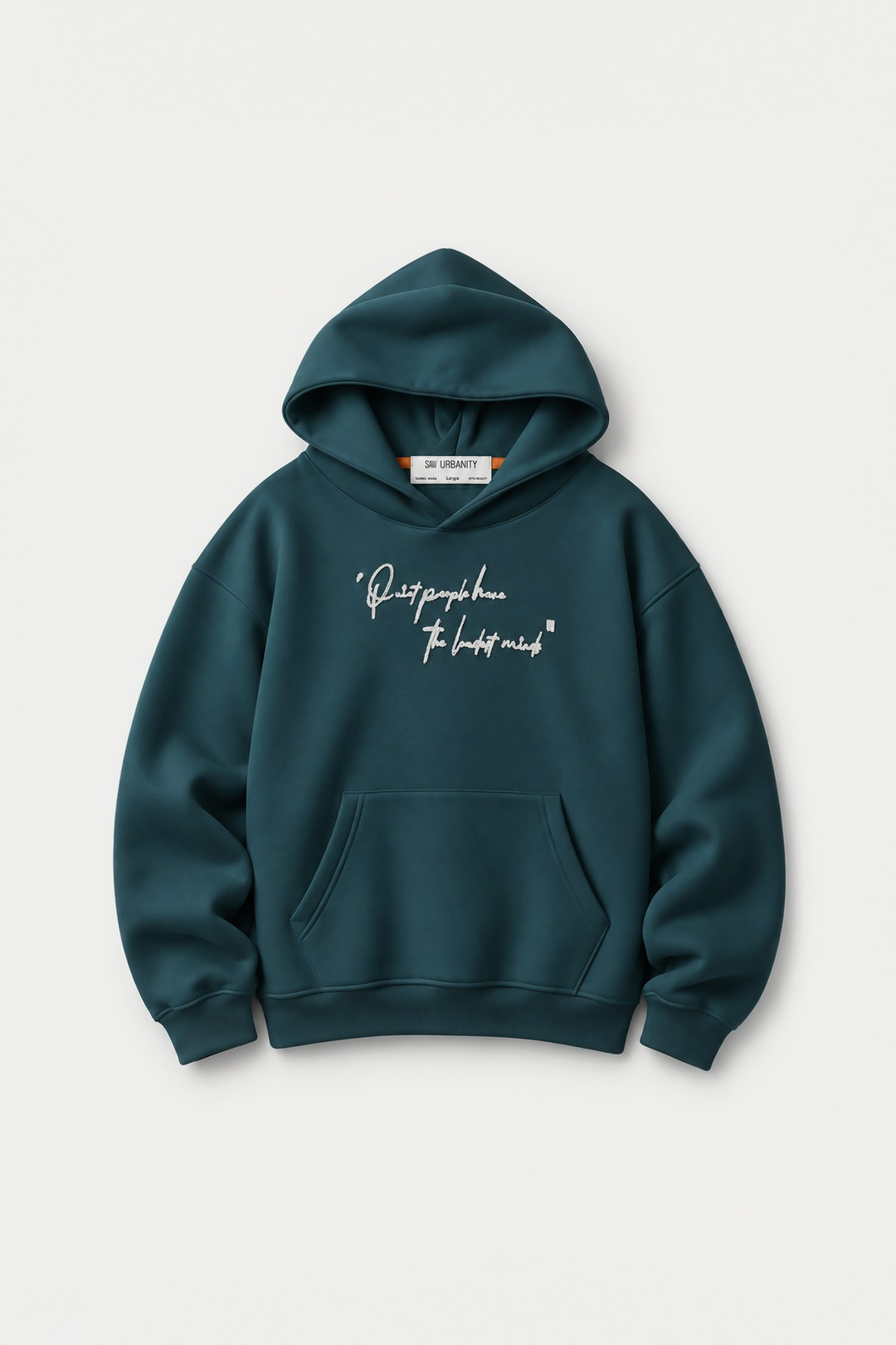 Silent Intensity Oversize Erkek Sweatshirt Yeşil